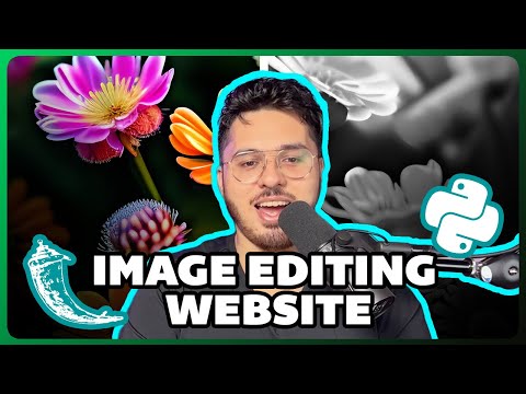 Create an image manipulation website using Flask featuring Code with Harry.